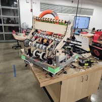 With a team consisting of mostly freshman, the teams President at the time would take on a mentoring role teaching the new recruits everything there is to know about FRC and robot construction.